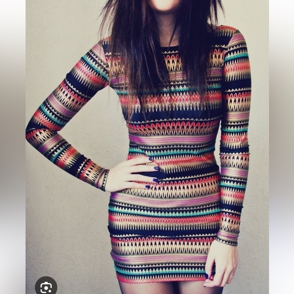 BlackMilk Nairobi Long Sleeve Dress- Size Small - Picture 2 of 7